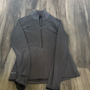 Nike Black Quarter-Zip Performance Top